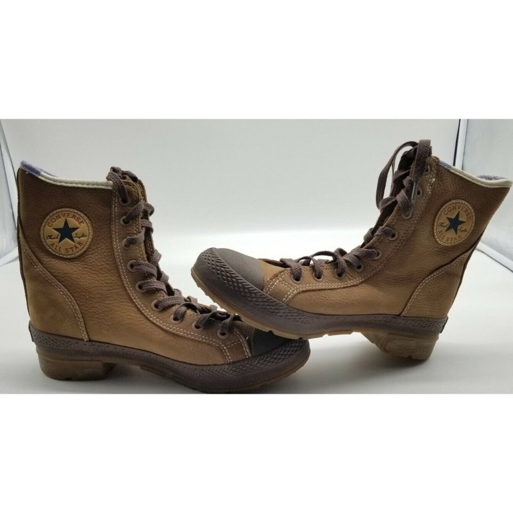 Converse All Star Women’s Outsider Brown Sneaker Boots Size 8.5 VGC
